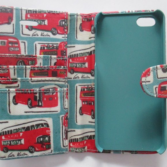 Cath Kidston London Bus VIntage Phone case wallet card holder - Picture 3 of 6
